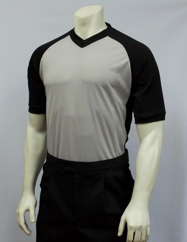 BKS207-Smitty Grey Performance Sleeve w/ Black Raglan Sleeve and Black Side Panel - Officially Dalco