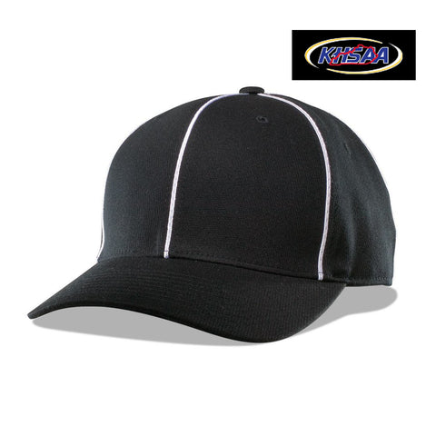 KY-R485 - Richardson Flex Fit Football Official's Cap - Performance Cloth Fabric - w/KHSAA logo on back