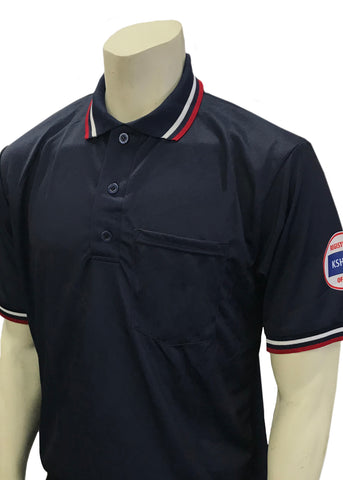 USA300-WF Kansas Short Sleeve Ump Shirt Navy